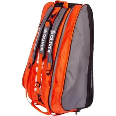 Abbildung von Tennistasche OLIVER Gearbag silber orange