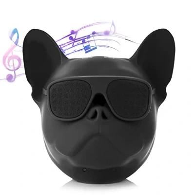Abbildung von Zerone Kreativer Lautsprecher in Hundeform, tragbarer Musik Player mit Stereo Sound Form eines Hundes, kabelloser Bluetooth