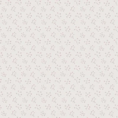 Abbildung von A.S. Création Vliestapete &quot;Florale Landhaustapete&quot;, matt gemustert neutral, Blümchen Tapete Zierlich Tapeten Wohnzimmer Schlafzimmer Küche Design
