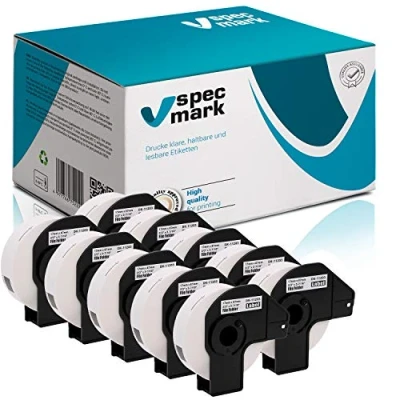 Abbildung von specmark 10 Rollen Einzeletiketten kompatibel mit Brother DK 11203 17mm x 87mm 300 Stück Etiketten für allen QL Etikettendruckern 570 700 800