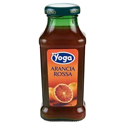 Abbildung von 24x Yoga Bar flasche Fruchtsaft fruit juice Arancia rossa Rote orange saft 200ml