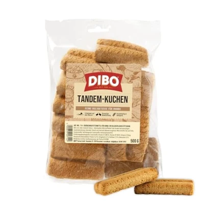 Abbildung von DIBO Tandem Kuchen, 500g Beutel, Backwaren als gesunde, natürliche Ernährung für Hunde von DIBO, Hundefutter, Barf, B.A.R.F., Leckerli, Hundekekse