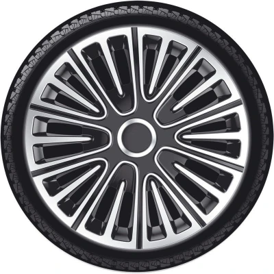 Abbildung von AutoStyle PP 5275 Radblenden 15Zoll schwarz/silber