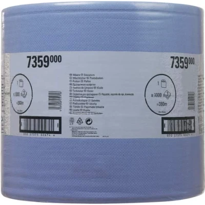 Abbildung von WypAll L30 Ultra recycelt 38cm x 34cm 3 lagig 1000 Blatt blau