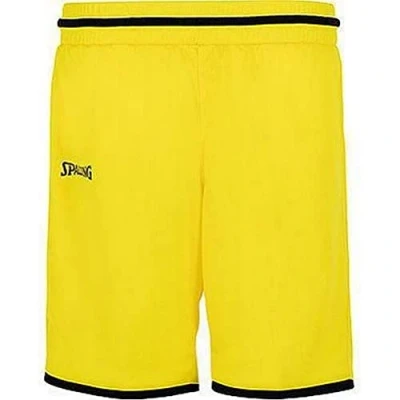Abbildung von Spalding Damen Move Shorts, Limonengelb/Schwarz, 2XL