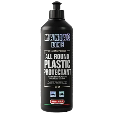 Abbildung von Ma fra, Maniac Car Detailing Line, All Round Plastic Protectant, Komplettbehandlung für alle Kunststoffe außen und innen, schützt belebt Gummi, 500 ml