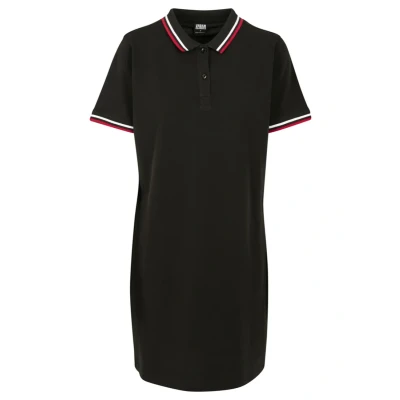 Abbildung von Urban Classics Ladies POLO Dress Freizeitkleid, Damen, Größe: Large, Black