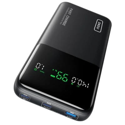 Abbildung von INIU 140W Power Bank, Compact 25000mAh High Capacity Portable Charger, PD QC Fast Charging USB C In&amp;Out Tablet Powerbank, Battery Pack Phone Charger Compatible with Laptop, iPhone 16 15, Samsung