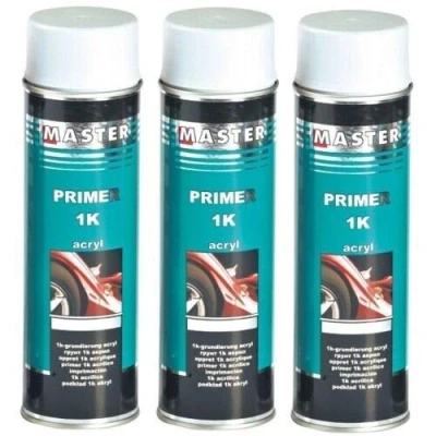 Abbildung von Troton 1K ACRYL FÜLLER GRUNDIERUNG Spray WEIß 3 x 500ml HAFTGRUND Auto Primer