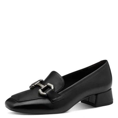 Abbildung von Tamaris Damen Slipper, Frauen Slip On,TOUCHit Fußbett,Schlupfschuhe,schluepfschuhe,Loafer,College Schuhe,Businessschuhe,Slip ons,Black,40 EU