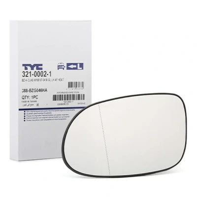 Abbildung von TYC 321 0002 1 Außenspiegelglas links MERCEDES BENZ: CLK Coupe, Cabrio, A Klasse