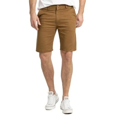 Abbildung von Rock Creek Herren Shorts Stretch Chino Bermuda Sommer Regular Fit Leinen Kurze Hose Stoff Sommerhose H 376 Braun W31
