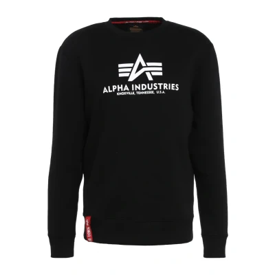 Abbildung von Alpha Industries Herren Basic Pullover Sweatshirt, Schwarz, XXL