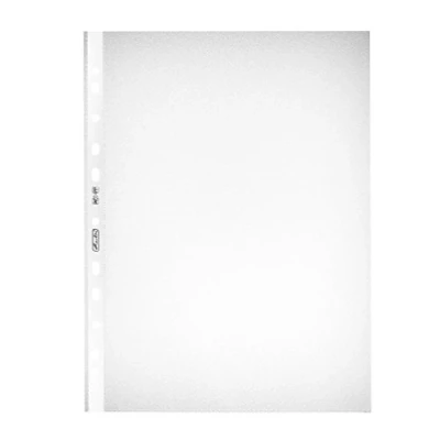 Abbildung von Herlitz Prospekthülle A4 PP Standard 50er Pack genarbt