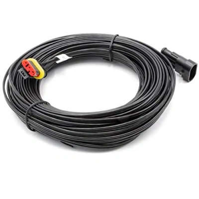 Abbildung von vhbw Niederspannungskabel Transformator Kabel kompatibel mit Gardena Robotic R38Li, R40Li, R80Li, SILENO City, Sileno+ R100Li Mähroboter, Rasenmäher, 20m