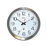 Abbildung von Orium Wanduhr wasserdicht funkgesteuert Edelstahl Durchmesser 35 cm