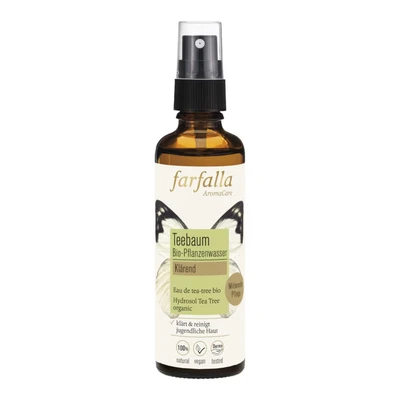 Abbildung von Farfalla Essentials AG Gesichtswasser Bio Pflanzenwasser Teebaum 75ml