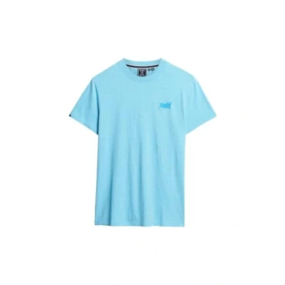 Abbildung von Superdry Vintagelogo Tshirt basic, Herren, Größe: Small, Creek blue grit grindle