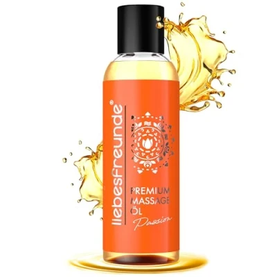 Abbildung von Liebesfreunde Massageöl Premium Passion Sinnliches Massage Öl für Paare, 150 ml, parabenfrei