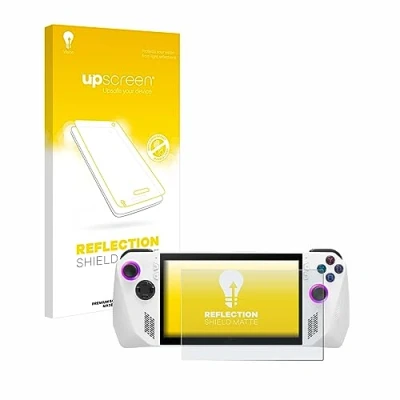 Abbildung von upscreen Entspiegelungs Schutzfolie für ASUS ROG Ally (2023) / X (2024) Displayschutz Folie Matt [Anti Reflex, Anti Fingerprint]