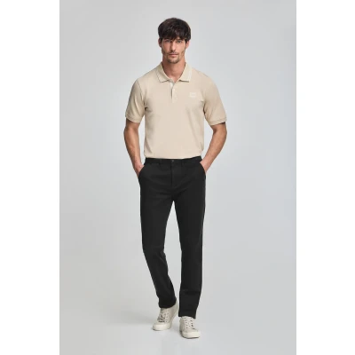 Abbildung von Polo Club Herren Chinohose Moore Schwarz Slim Fit 52