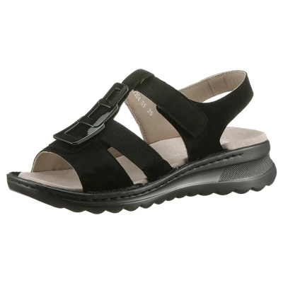 Abbildung von ara Tampa Riemensandalette schwarz, Damen, Größe: 35, Schwarz Schuhe
