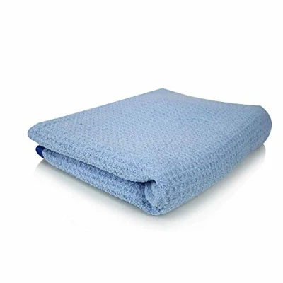 Abbildung von Chemical Guys MIC_703S_01 Trockentuch, Waffelgewebe, 63,5 x 91,4 cm, Blau