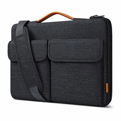 Abbildung von Inateck 360 Rundumschutz Laptoptasche Hülle Schultertasche Kompatibel mit 15,3 Zoll MacBook Air M3 A3114 2024/M2 A2941 2023