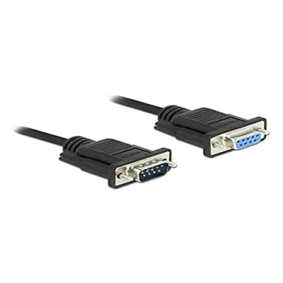 Abbildung von Delock Seriell Kabel RS 232 Sub D9 Stecker zu Buchse mit 3 m