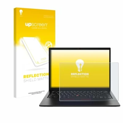 Abbildung von upscreen Entspiegelungs Schutzfolie für Lenovo ThinkPad L13 Gen 4 Non Touch Displayschutz Folie Matt [Anti Reflex, Anti Fingerprint]