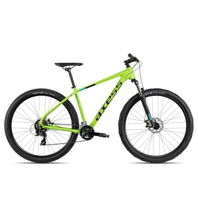 Abbildung von Axess Mountainbike SANDEE, 14 Gang Shimano RD TX800 7 Schaltwerk, Kettenschaltung, Herrenfahrrad MTB Hardtail 29 Zoll grün
