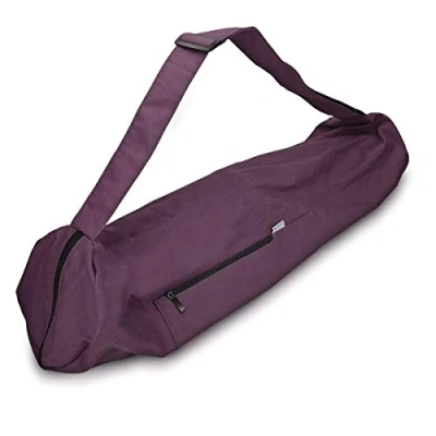 Abbildung von Navaris Yogamatte Tasche für aus Baumwolle, mit Tragegurt und Reißverschluss (1 St)