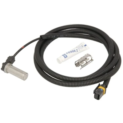 Abbildung von FEBI BILSTEIN 104567 ABS Sensor Vorderachse rechts mit Hülse, Fett 1700 1910 1940 MAN: TGL, TGS