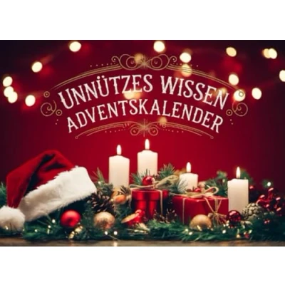 Abbildung von Unnützes Wissen Adventskalender: 24 Türchen voller kurioser Fakten, lustiger Anekdoten und verblüffendem