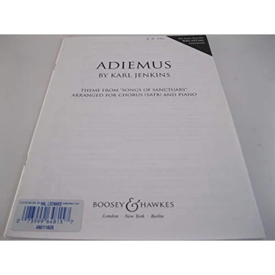 Abbildung von Adiemus: Theme from &quot;Songs of Sanctuary&quot; (SATB). gemischter Chor (SATB) und Klavier. Chorpartitur.