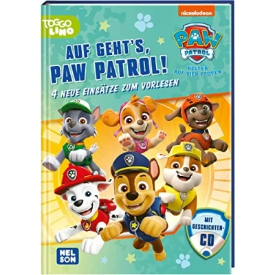 Abbildung von PAW Patrol Geschichtenbuch: auf geht&#039;s Patrol!: 4 Vorlesegeschichten ab 3 Jahren mit Hörfassung CD und den beliebten Fellfreunden Marshall, Rubble, Zuma, Chase, Rocky Skye