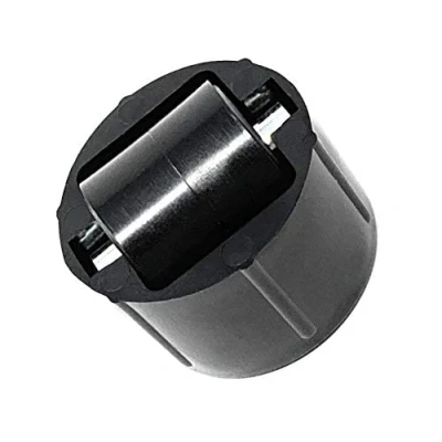 Abbildung von Design61 4X Stollenrollen 25x16mm Möbel Gleitrolle Möbelrollen mit Harter Lauffläche