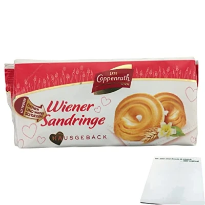 Abbildung von Coppenrath Wiener Sandringe (200g Packung) + usy Block