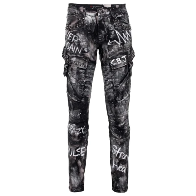 Abbildung von Cipo &amp; Baxx Jeans Slim Fit, Herren, Größe: 30x32, Black