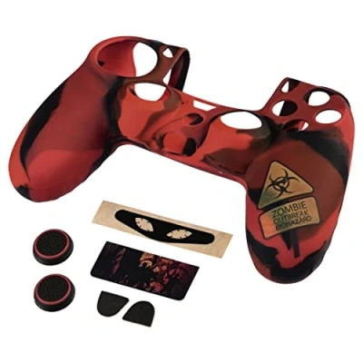 Abbildung von Hama 7in1 Zubehör Set Undead für den Dualshock 4 Controller PS4 Slim Pro PlayStation