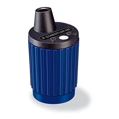 Abbildung von Staedtler 502 BK A6 Mars Rotierende Blei Pointer und Dose für 2 mm Minen, 502BKA6, blau