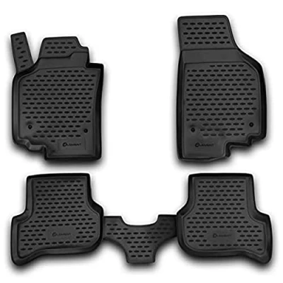 Abbildung von Element Passgenaue Premium Antirutsch Gummi Fußmatten SEAT Altea, Kombi