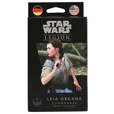 Abbildung von Atomic Mass Games, Star Wars: Legion Leia Organa, Erweiterung, Tabletop, 2 Spieler, Ab 14+ Jahren, 120 180 Minuten, Deutsch
