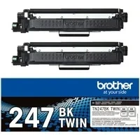 Abbildung von Brother TN 247BKTWIN Bundle mit 2 Tonern, schwarz, für bis zu ca. 6000 Seiten DCPL3550CDW/ DCPL3510CDW/ HLL3210CW/ HLL3230CDW/ HLL3270CDW/ MFCL3730CDN/ MFCL3750CDW/ MFCL3770CDCDW