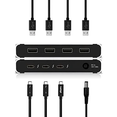 Abbildung von CalDigit Thunderbolt 4 Element Hub (EU) + 0.8m TBT4 Cable