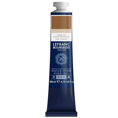 Abbildung von Lefranc Bourgeois 301842 Feine Ölfarbe in hervorragender Qualität,lichtecht mit gleichmäßige Konsistenz, 200ml Tube, ideal für Keilrahmen, Leinwand, Malkarton Gelber Ocker