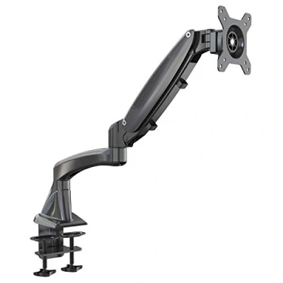 Abbildung von HFTEK Monitor Tischhalter Bildschirm Halterung bis 34 Zoll Belastbarkeit: max.16 kg mit Doppel Klemmsystem GM112XFB