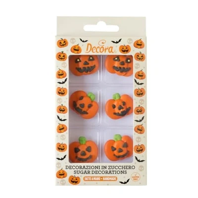 Abbildung von DECORA 0500395 6ER PACK KUERBISSE ZUCKERDEKOR