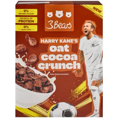 Abbildung von 3 Bears Harry Kane&#039;s Oat Cocoa Crunch 250G