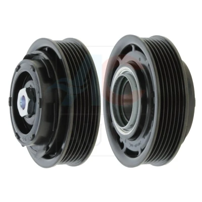 Abbildung von ACAUTO AC 06DN140 Magnetkupplung BMW, DENSO 6SE, 6SES 110, 115mm BMW: 3 Limousine, 1 Schrägheck, Touring